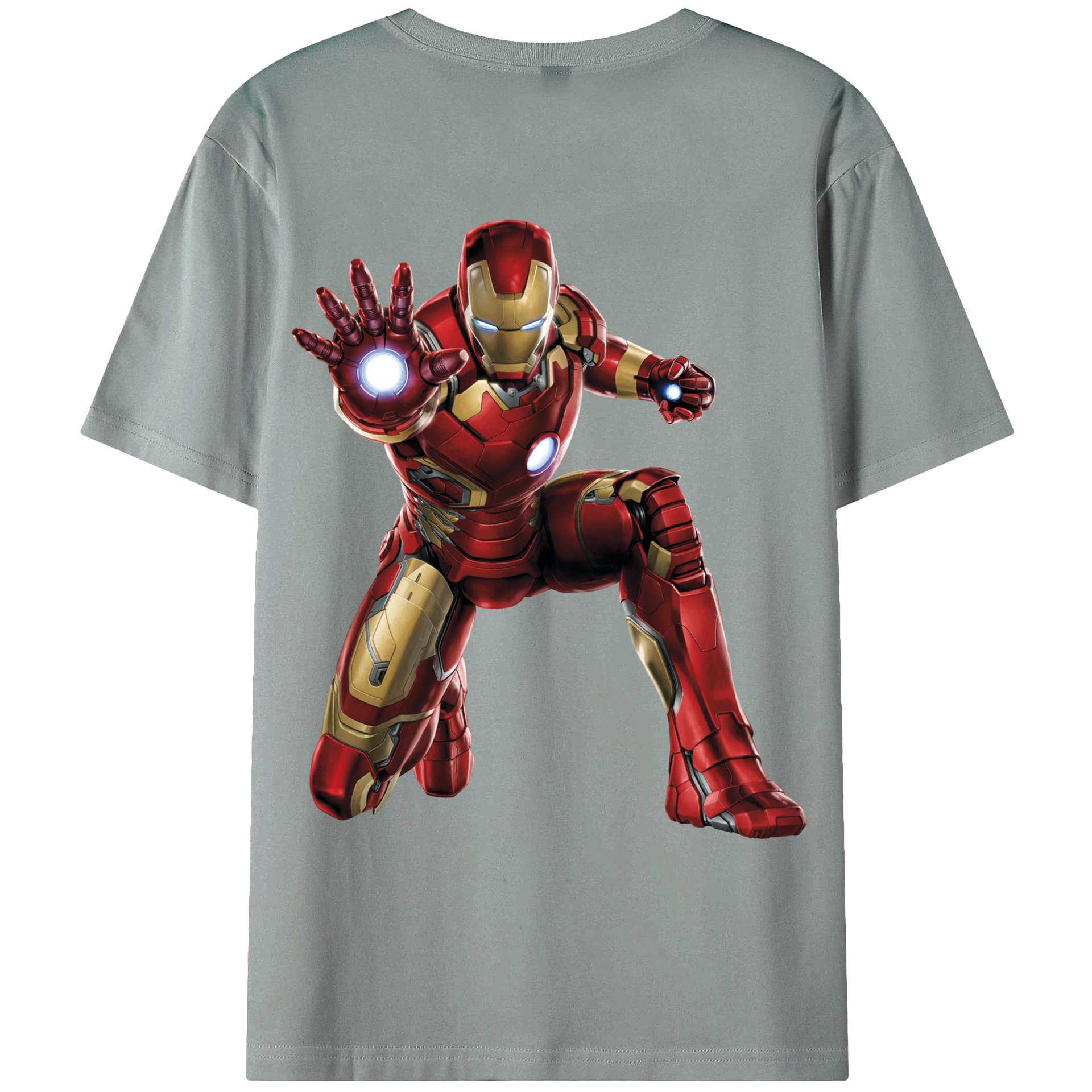 （画像用） アベンジャーズ The Avengers 綿100％ メンズ半袖Tシャツ（バックプリント） 通気性
